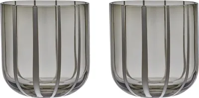Image de OYOY LIVING Autres verres L8 x W8 x H8.2 gris
