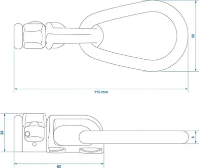 Produktbild von ProPlus Doppelstock mit Ring 2500 kg Stahl