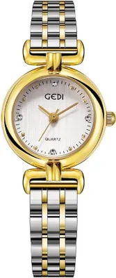 Image de findtime montre femme or, montre-bracelet en or élégante pour femme, étanche et idéale pour un usage quotidien.