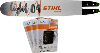 Produktbild von STIHL Führungsschiene Rollomatic E 40cm  - 3/8"P - 1,3 mm 30050004813 + 3x Sägekette 36170000055