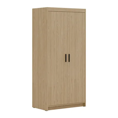 Image de AX LIVING Armoire en chene huilé Storicos 2P 89,7 cm de largeur, 2 portes