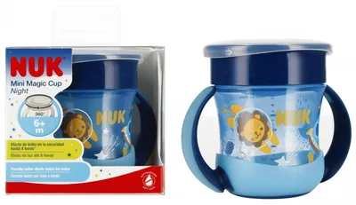 Produktbild von NUK Mini Magic Cup 160 ml 6m+ blau 10751352