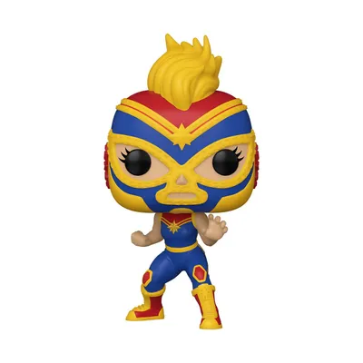 Immagine prodotto di Funko Marvel Luchadores POP! Figura in vinile di Capitan Marvel 9 cm FK53872