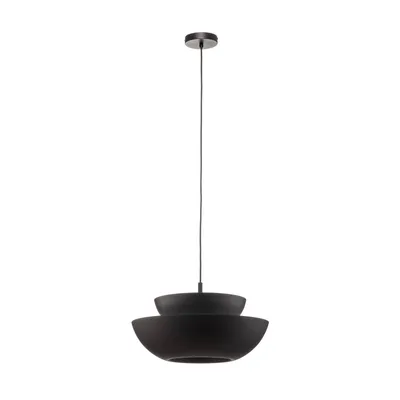 Produktbild von Lucande Hängeleuchte Kellina, Ø 48 cm, schwarz, Metall