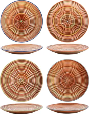 Productafbeelding van Cookinglife Dinerborden Rhythm & Lines ø 26.5 cm - 4 Stuks