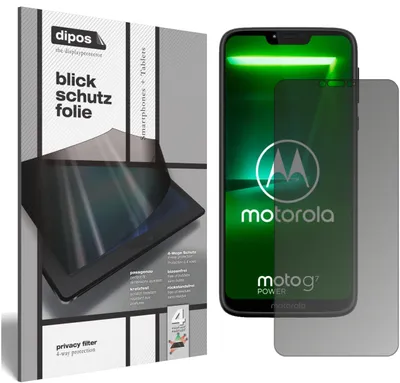 Produktbild von Motorola Moto G7 Power Blickschutzfolie matt Schutzfolie Folie Display Schutz