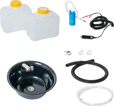 Immagine prodotto di set tecnologico lavabo da campeggio 12V kit lavello camper T4 T5 T6