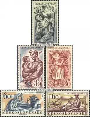 Produktbild von Briefmarken Tschechoslowakei 1960 Mi 1194-1198 (kompl.Ausg.) postfrisch Befreiung