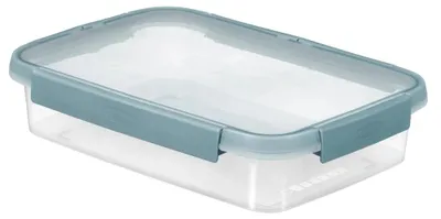 Obrázek produktu pro Nádoba na potraviny, objem 2 litry, vhodná do mikrovlnné trouby, vyrobená z plastu bez BPA, s přihrádkami, vhodná do myčky