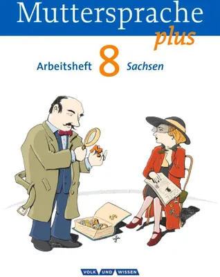 Produktbild von Muttersprache plus 8. Schuljahr Arbeitsheft. Sachsen