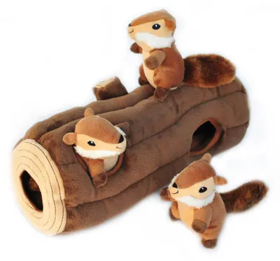 Image de ZippyPaws Hundespielzeug Bûcher avec des tamias
