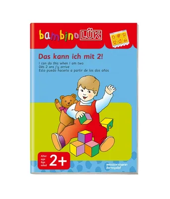 Zdjęcie produktu dla LÜK Bambino Das kann ich mit 2!, Edukacyjny, Broszurowa okładka