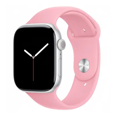 Produktbild von Apple Watch Sport Armband 38mm / 40mm / 41mm Rosé Band Sport Loop Ultra SE 1 2 3 4 5 6 7 8 9 10 11 Silikon Größe: S/M