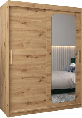 Produktbild von MEBLE KRYSPOL Promo 2150 Schlafzimmerschrank zwei Schiebetüren - Artisan