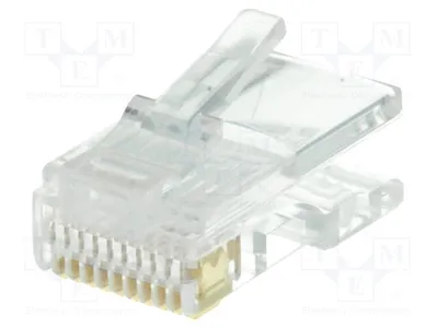 Zdjęcie produktu dla 1x Złącze: 10p10c, PIN: 10 P, złącze RJ50, ekranowane, pozłacane