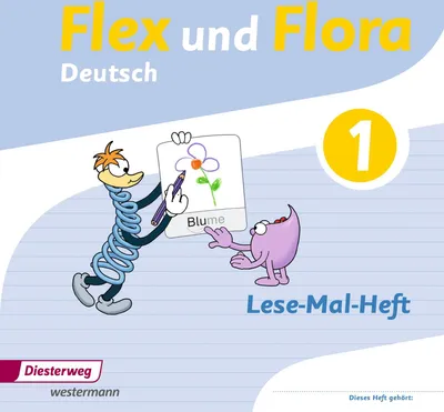 Produktbild von Flex und Flora 1. Lese-Mal-Heft