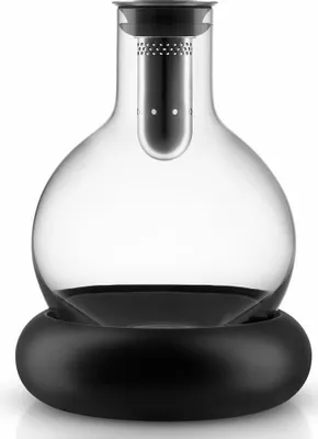 Produktbild von Eva Solo Dekantierkaraffe mit Kühlelement, Dekanter, Glaskaraffe, Karaffe, Glas, Transparent, 0.75 L, 567473