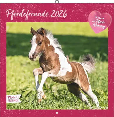 Produktbild von Alpha Edition - Pferdefreunde Kalender 2026 - Broschürenkale