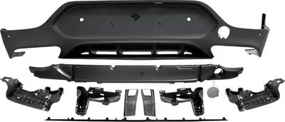 Image de DIEDERICHS 1656258 Enjoliveur, pare-chocs arrière pour MERCEDES-BENZ GLC Coupé (C253) 2015-2022