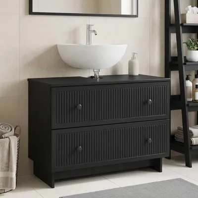 Productafbeelding van Maison Exclusive - Wastafelmeubel EDE, zwart, 82 x 41 x 59 cm, houtvezel
