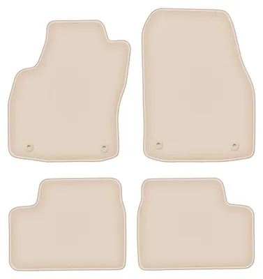 Productafbeelding van Velours automatten voor Opel Astra H 2003-2010 (sedan/hatchback/stationwagen/cabrio/coupé) – 4-delig, beige, op maat – Wielganizator FORTUNA