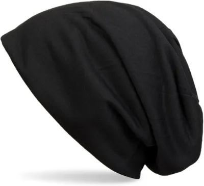 Image de Bonnet long et ample - Bonnet décontracté - Tricot oversize - Léger et doux - Unie