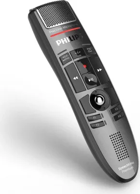 Zdjęcie produktu dla Philips SpeechMike Premium Mikrofon USB do nagrywania głosu, 70 dB, 200 - 12000 Hz, 200 mW, 3 cm, USB, USB Typu-A
