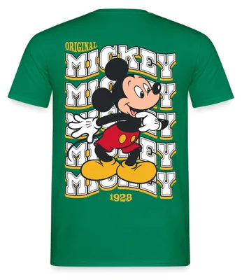 Produktbild von Mickey & Minnie Mickey Mouse Original 1928 Männer T-Shirt, 4XL, Kelly Green