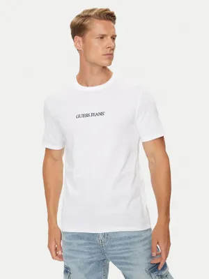 Immagine prodotto di guess jeans t-shirt uomo guess jeans m4yi52 k8hm0 g011 pure white