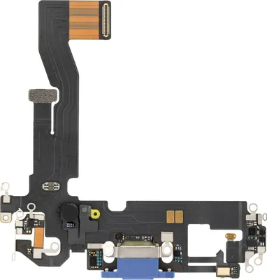 Obrázek produktu pro Náhradní díl nabíjecí zásuvky, konektor Lightning pro Apple iPhone 12 / 12 Pro - Modrý