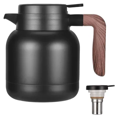 Image de Solidchoice - Thermos à double paroi isolant avec filtre à thé, idéal pour le café et le thé