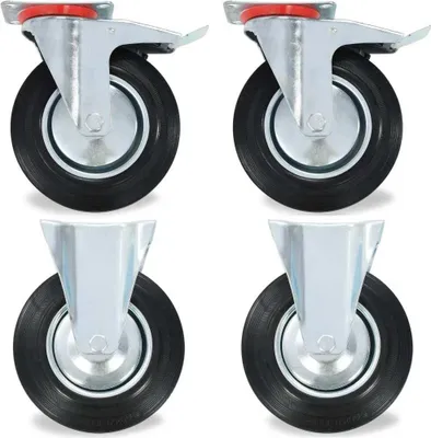 Image de 8 pcs Roulettes 200 mm