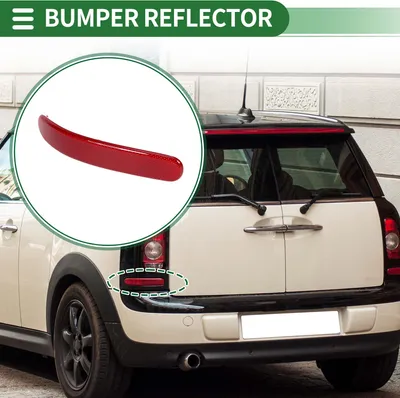 Image de Réflecteur De Pare-Chocs Réflecteur De Pare-Chocs Clignotant Latéral Pour Bmw pour Mini Cooper Clubman R55 08-14 Plastique No.51137240231 Rouge Durable
