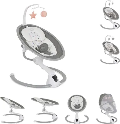 Produktbild von Cangaroo Swing Cloud Babywippe Musik Timer Mobile Schwingfunktion Fernbedienung pink