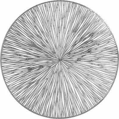 Productafbeelding van Agatha (Fi) Untersetzer, 38 cm, zilver