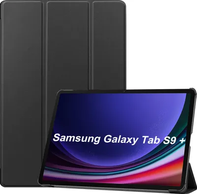 Produktbild von Hülle für Samsung Tab S9+ Plus 2023 SM-X810 SM-X816B SM-X818U 12.4 Zoll Smart Cover Etui mit Standfunktion und Auto Sleep/Wake Funktion