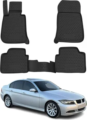 Immagine prodotto di 2005-2013 BMW Serie 3 E90 Tappetini TPE Nero 4 pezzi