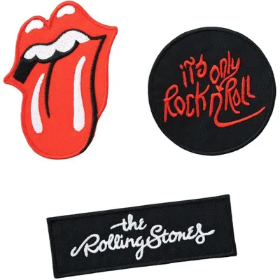 Immagine prodotto di Erik Editores The Rolling Stones Set di 3 toppe multicolore Taglia unica