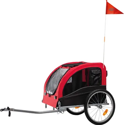 Produktbild von Nobby Fahrrad-Anhänger Senlima rot-schwarz, Größe: L