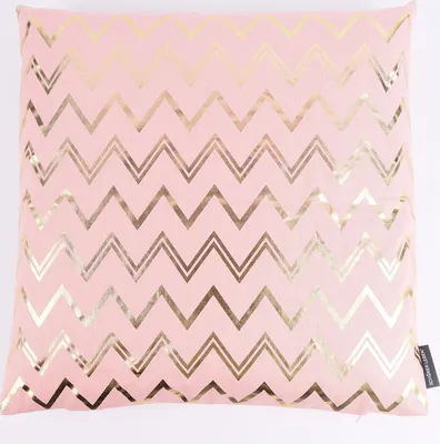 Produktbild von SCHÖNER LEBEN. Kissenhülle Chevron rosa 50x50cm