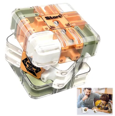 Obrázek produktu pro Kostka s bludištěm, hračka, puzzle. Kostka s 3D bludištěm