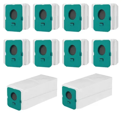 Produktbild von 10 Stück Beutel für Staubsauger für SAMSUNG BESPOKE VS20 Reinigungsstation Set, Zubehör für Samsung Bespoke Jet Complete Extra, Staubbeutel & Saugroboter Reinigungsstation