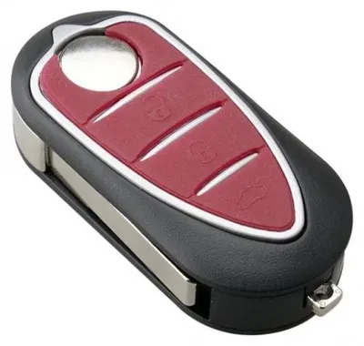 Immagine prodotto di Custodia Chiave Auto Techstar® compatibile con Alfa Romeo Mito, Giulietta, 159, GTA, 3 Pulsanti