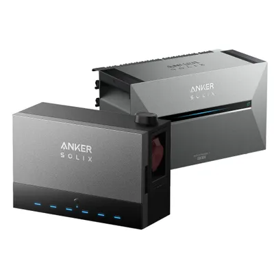 Produktbild von Anker SOLIX Power Dock + 1× Solarbank 3 E2700 Pro, bis 64,5 kWh, App-gesteuert