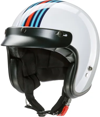 Immagine prodotto di Redbike RB-732 M-Racing Casco jet Bianco / Blu / Rosso M