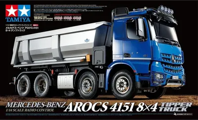 Produktbild von Tamiya Mercedes Benz Arocs 4151, Muldenkipper, 1:14
