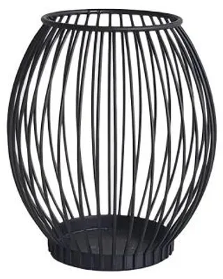 Image de Verk 27582 Bougeoir décoratif 15 x 15,5 cm, noir