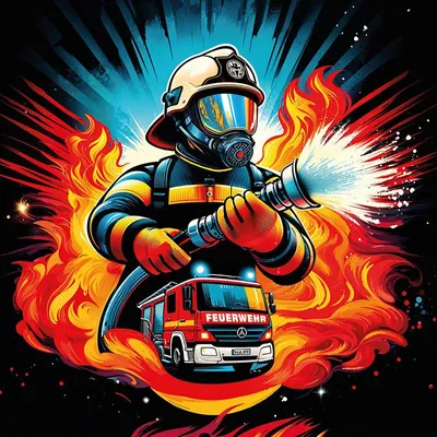 Produktbild von Goldbuch Feuerwache, Schultüte ohne Inhalt, Junge, Mehrfarbig, Abbildung, Karton, Rund