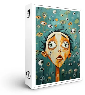 Produktbild von raxxa Premium-Puzzle "Whimsical Clueless 3", 1000 Teile