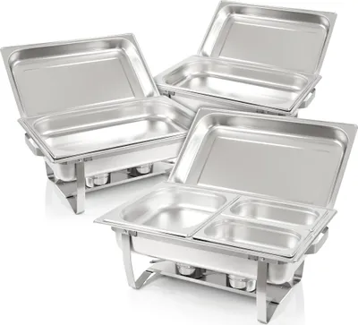 Produktbild von Mahlzeit Chafing dish Profi Set "Montpellier", 21 teilig
